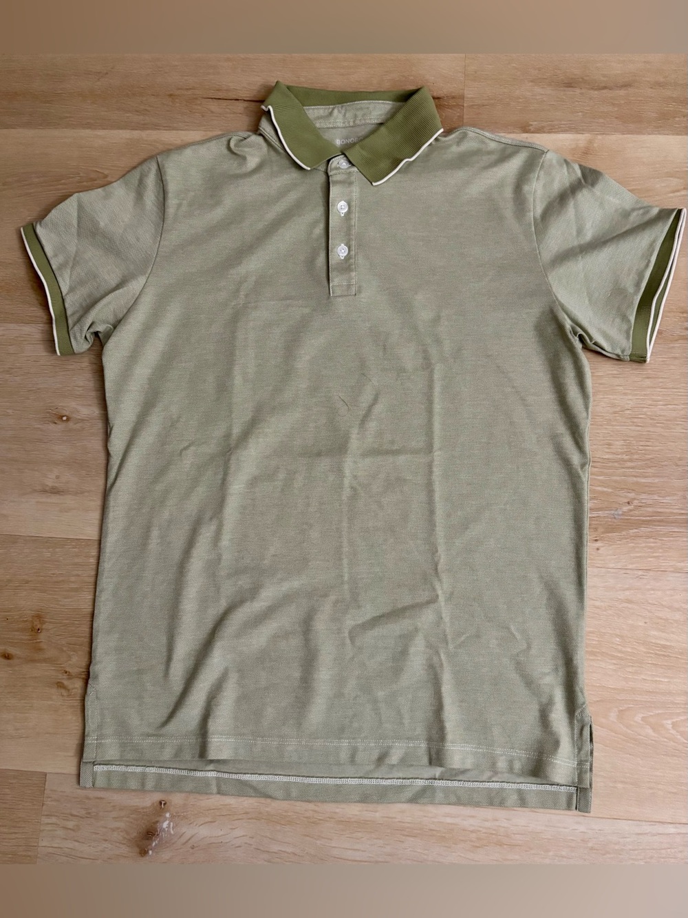 Bonobos Girl’s Slim Fit Olive Green Polo Shirt - Classic Short Sleeve